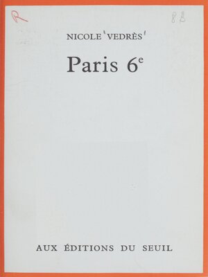 cover image of Paris 6e
